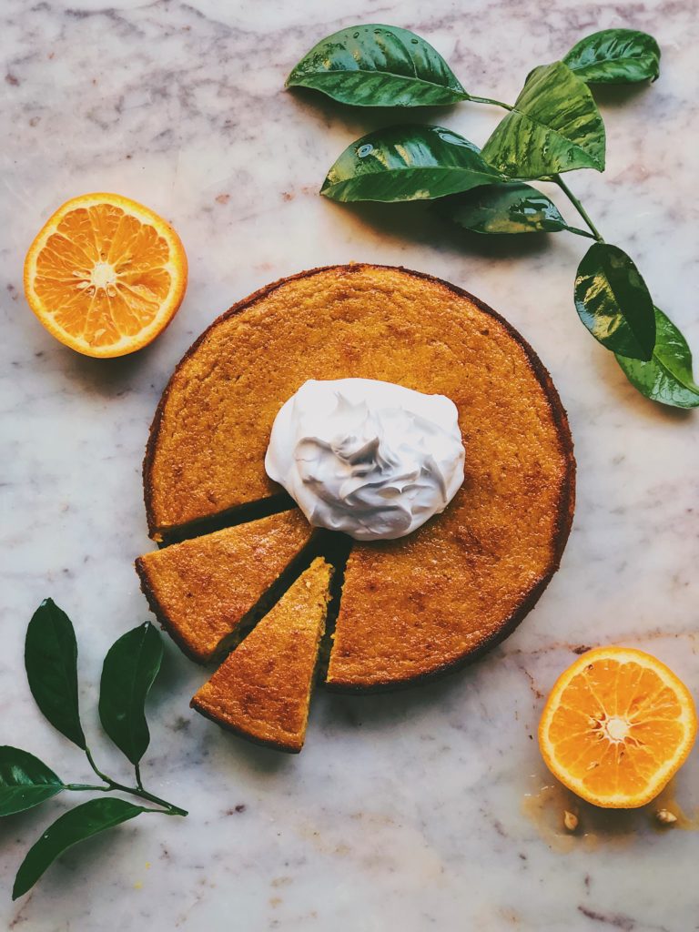 Kinnow Orange and Almond Cake